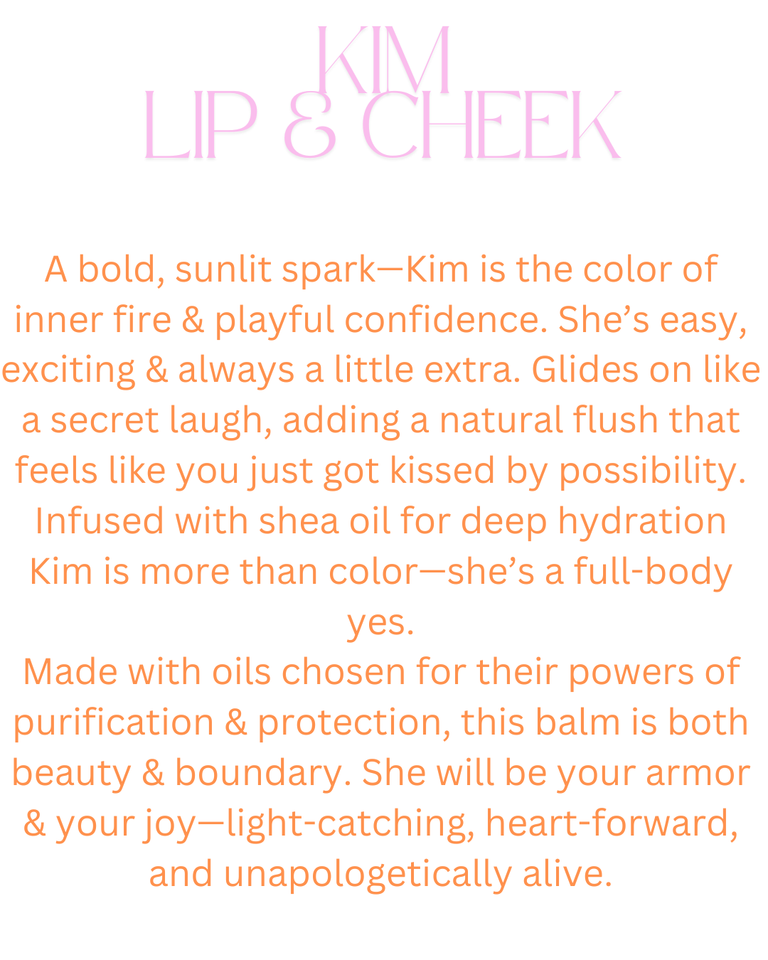 Lip & Cheek Sticks, Kim, Briana, Taylor