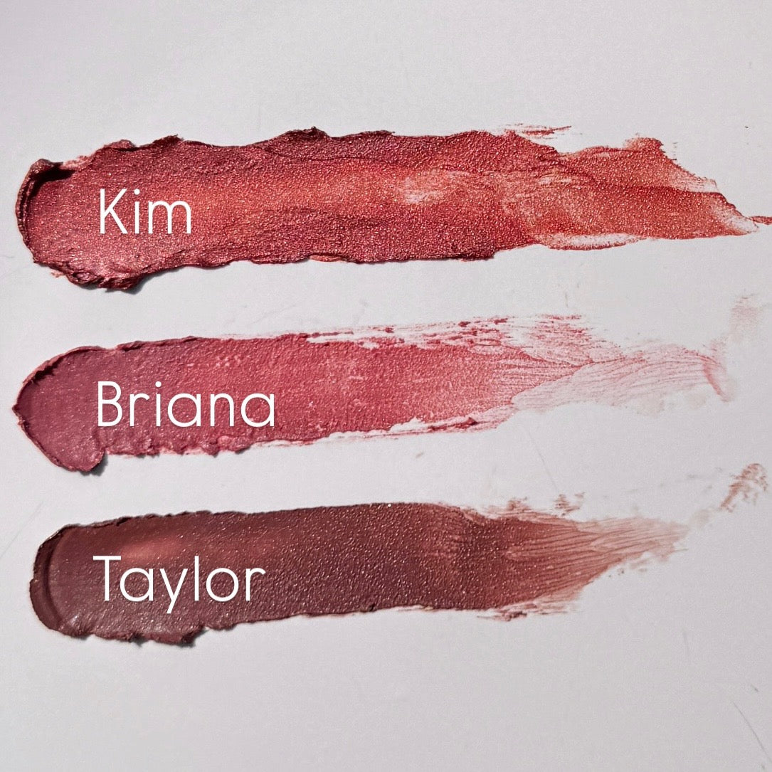 Lip & Cheek Sticks, Kim, Briana, Taylor
