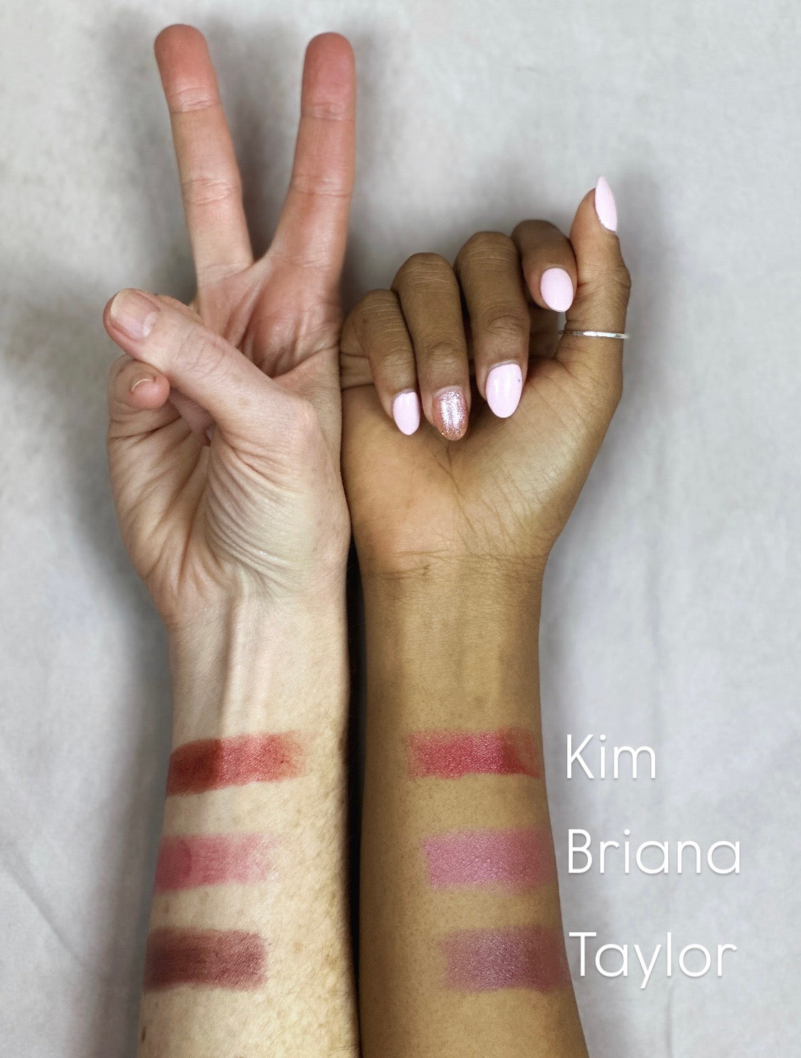 Lip & Cheek Sticks, Kim, Briana, Taylor