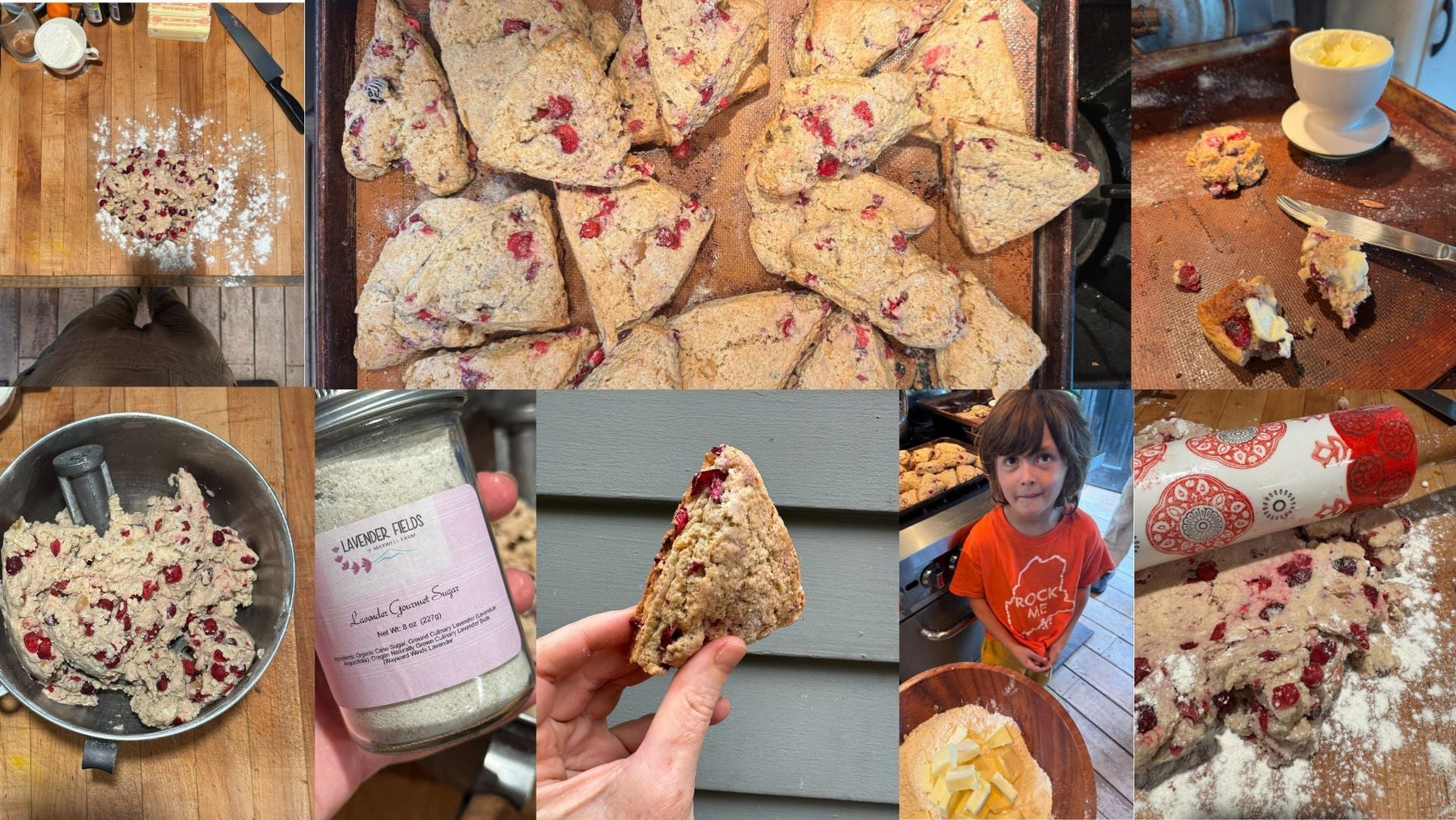 Cranberry Ginger Scones